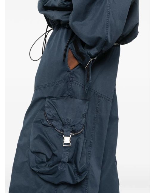 The Attico Blue Cargo Pants