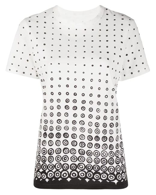 10 Corso Como White Eos-Logo Cotton T-Shirt