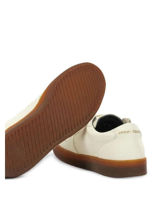 Officine Creative White Baskets Asset 001 En Cuir À Lacets for men