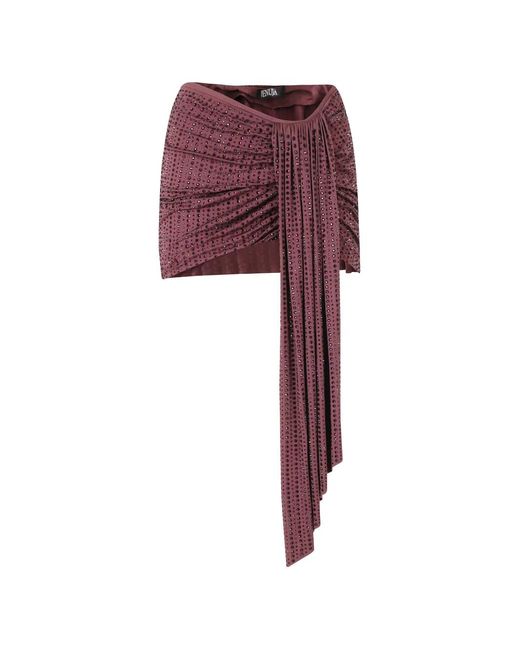 VENUJA Purple Malibu Mini Skirt