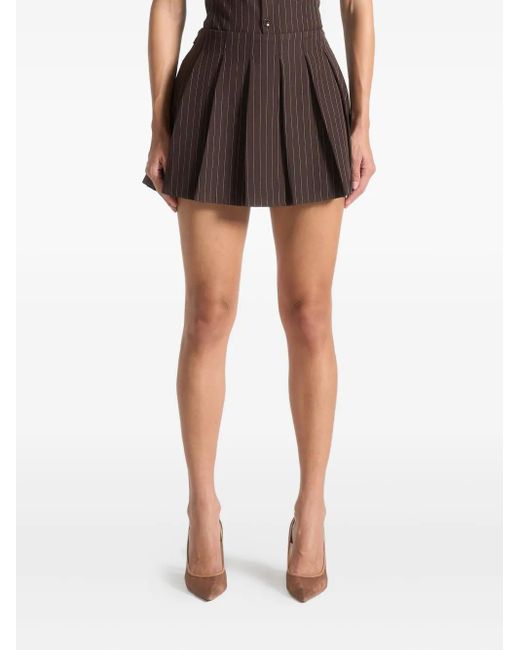 Manière De Voir Rina ストライプ スコート Black