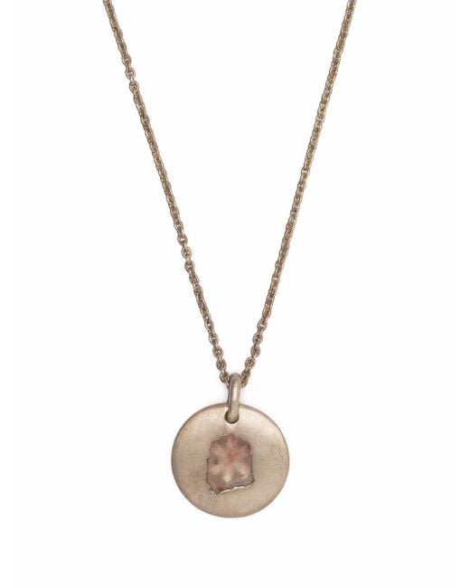 Parts Of 4 Metallic Disc Stone Necklace