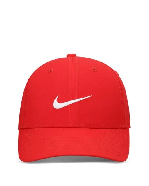 Nike Red Logo-Detail Baseball Cap for men