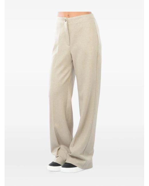 Seventy Natural Button-Fastening Trousers