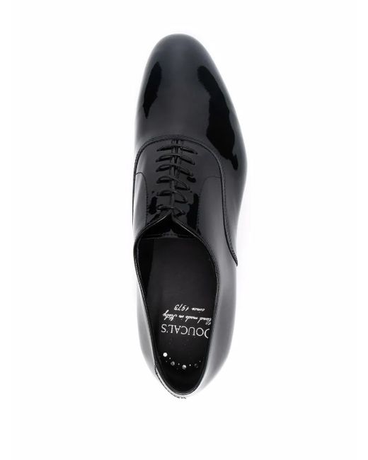 Doucal's Black Pointed Toe Loafers for men