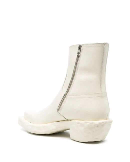 CAMPERLAB White Venga Leather Ankle Boots for men