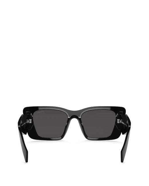 Prada Black Butterfly-Frame Sunglasses