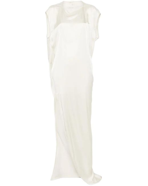 Rick Owens White Edfu T Maxikleid