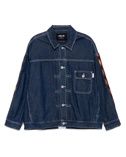 FIVE CM Blue Denim Shirt for men