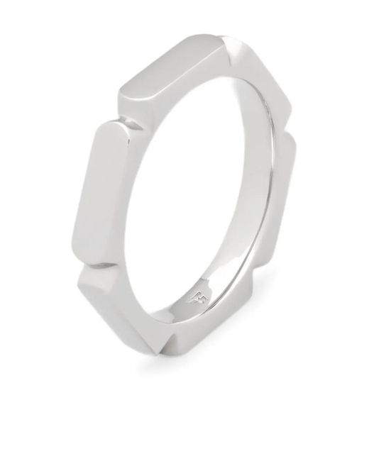 Tom Wood White Umi Band Ring