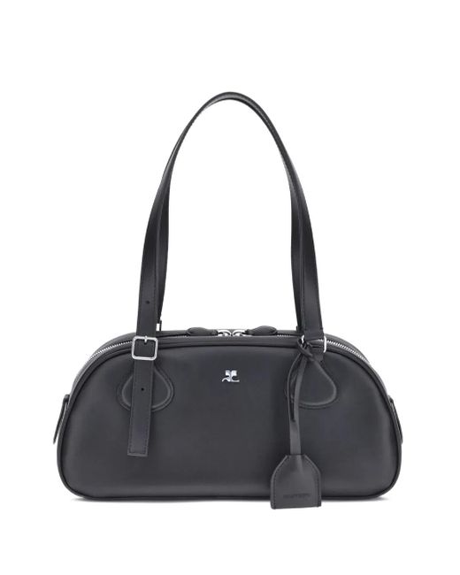 Courreges Black Mittelgroßer Friday Tote Bag