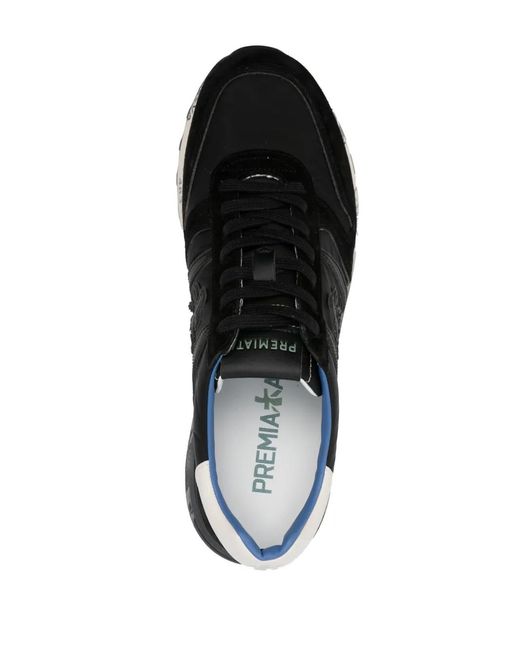 Premiata Black Lander Core Sneakers for men