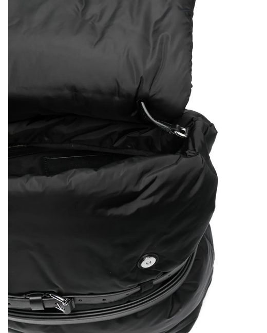 Moschino Black Belted Backpack for men