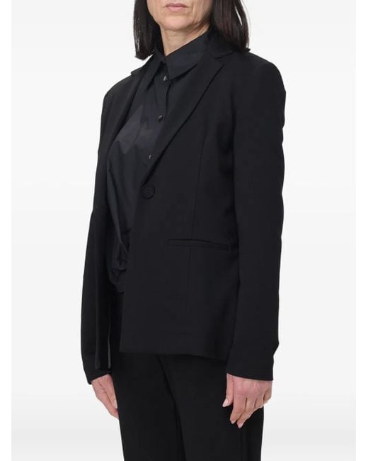 Maliparmi Black Single-Breasted Blazer