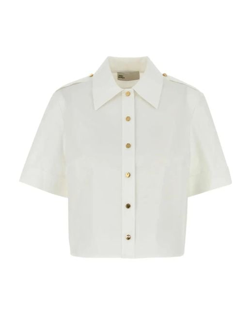 Camisa de popelina Tory Burch de color White