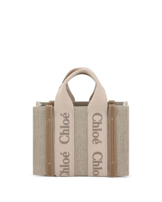 Borsa A Mano Woody di Chloé in White