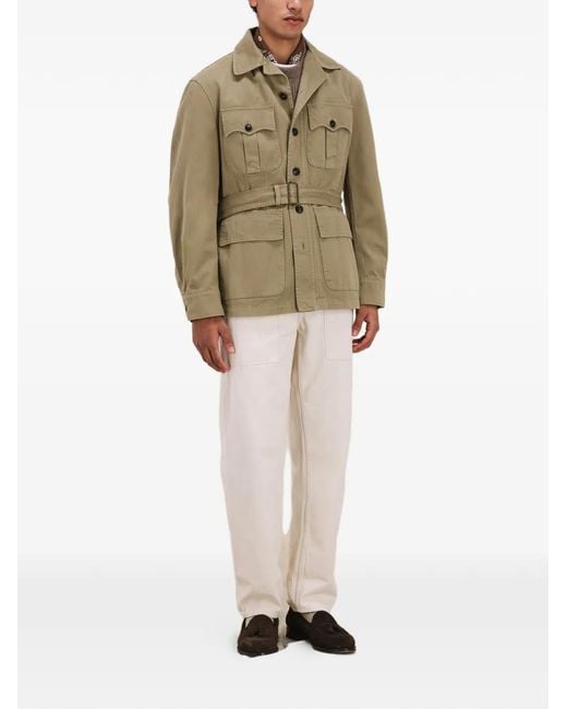 Fortela Natural Belted Jacket for men