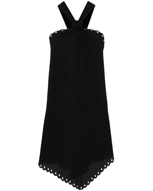 Abito Corto Tegany Con Orlo A Smerlo di Isabel Marant in Black