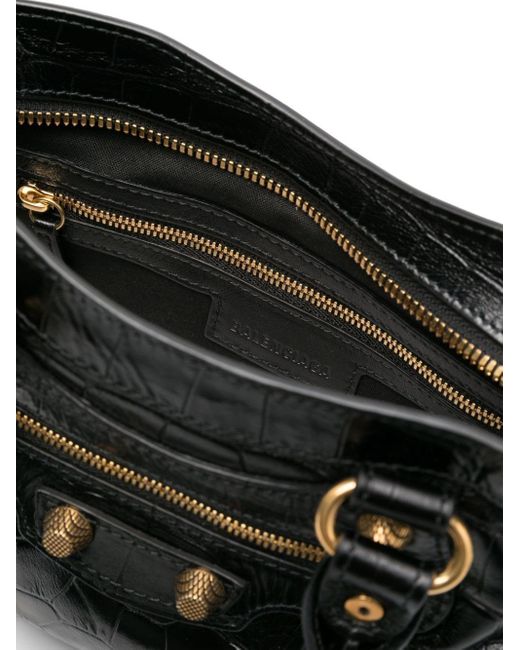 Balenciaga Black Small Le Cagole Leather Tote Bag
