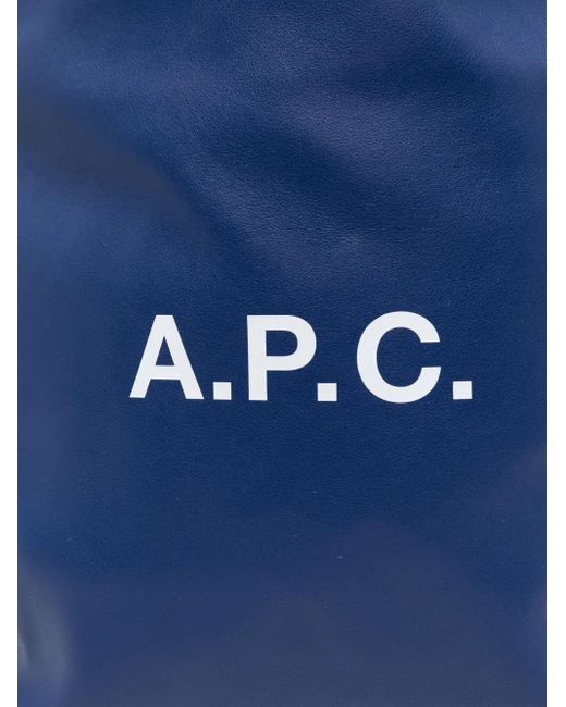 A.P.C. Blue Small Ninon Tote Bag