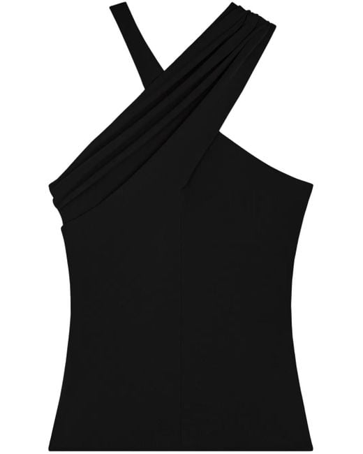 Canotta Con Spalline Incrociate di Courreges in Black