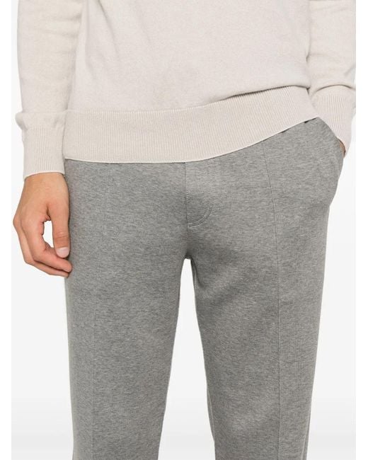 Brunello Cucinelli Gray Drawstring Sweat Pants for men