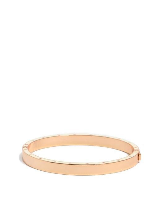 Bimba Y Lola Natural Rigid Ivory Logo Bracelet