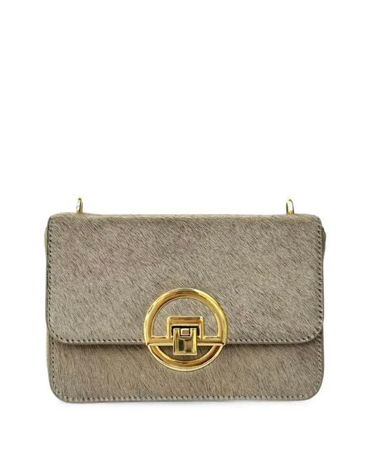 Apatchy London Gray Mini Sac À Main Tilly En Cuir