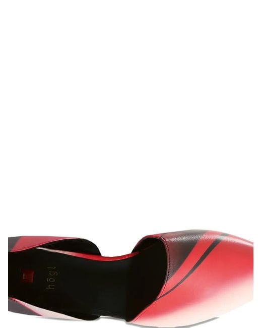 Högl Red Eve Pointed-Toe Flat Pumps