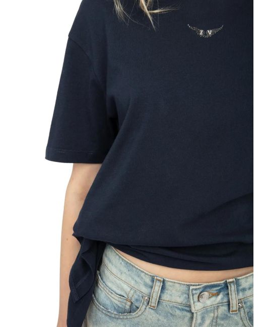 Zadig & Voltaire Edda T-shirt Blue