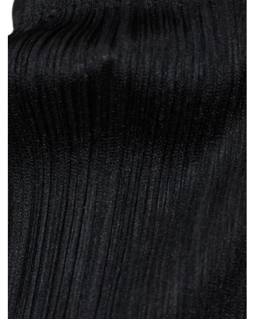 Pleats Please Issey Miyake Black Pleated Trousers