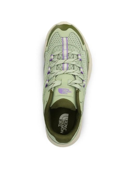 The North Face Green Vectiv Logo Patch Sneakers