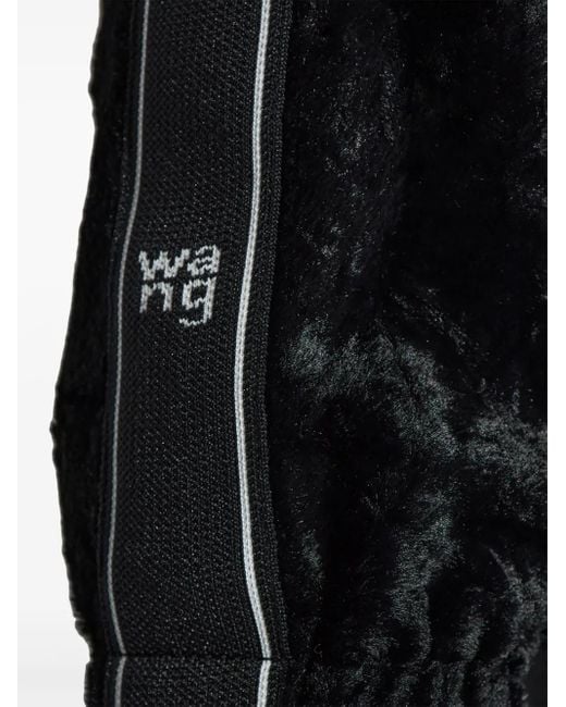 Alexander Wang Black Velvet Cardigan