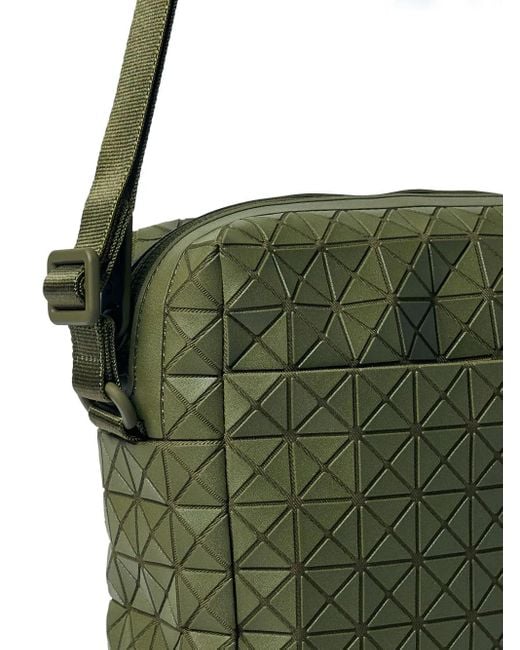 Issey Miyake Green Einfarbige Voyager Schultertasche
