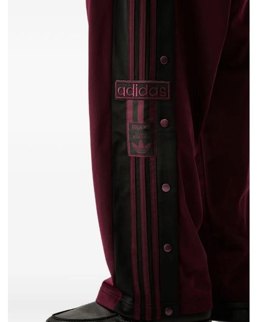 Adidas Red Adibreak Track Pants for men