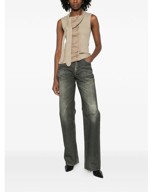 Lemaire Natural Asymmetrical Fitted Top