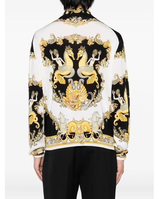 Versace Coral Theatre Zijden Overhemd in het Multicolor voor heren
