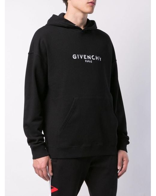 givenchy blurred hoodie