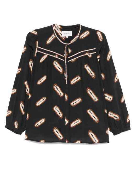 Ba&sh Black Capella Blouse