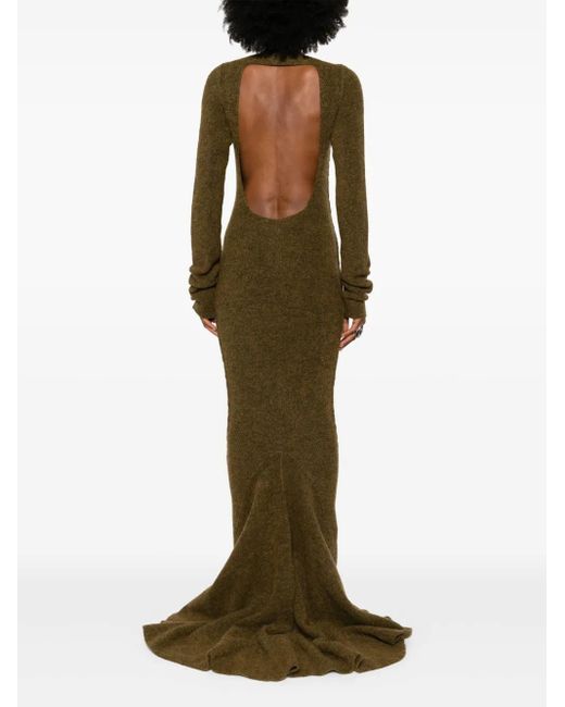 Rick Owens Green Luna Gown