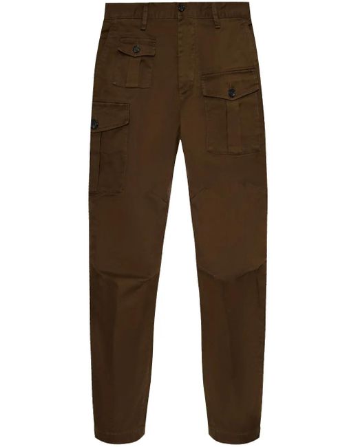 DSquared² Brown Sexy Cargo Pants for men