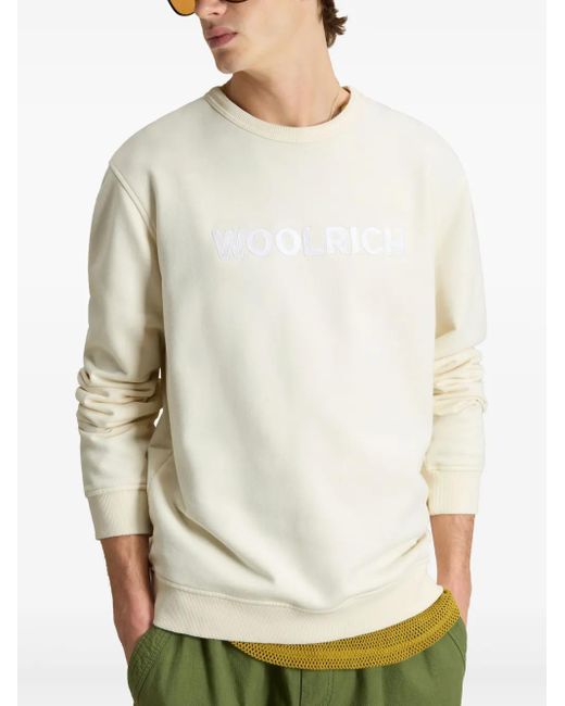 Felpa di Woolrich in White da Uomo