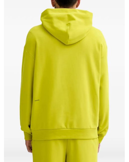 PANGAIA Yellow Hoodie En Coton Biologique
