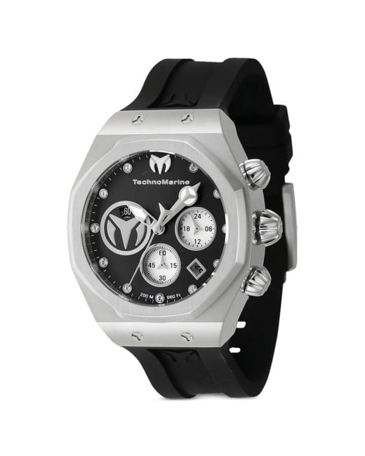 TechnoMarine Black Montre Reef Sun Mm