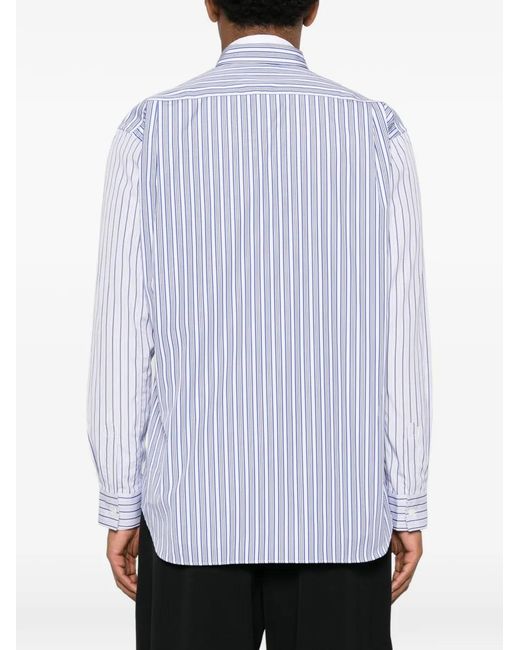 Comme des Garçons Purple Striped Shirt for men