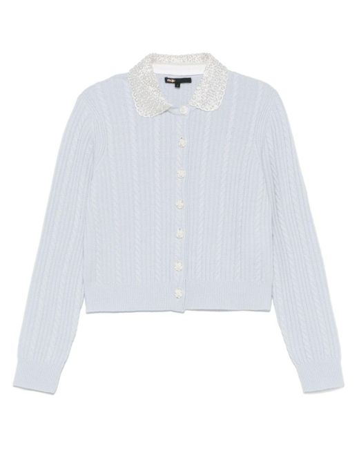 Maje white cardigan best sale