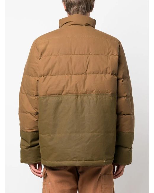 Filson Brown Cruiser Quilted Down Jacket for men