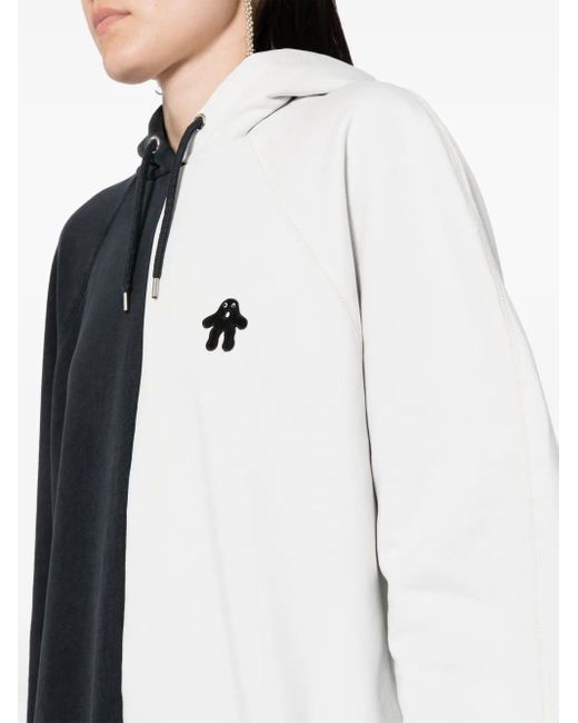 AVAVAV Black Colour-Block Cotton Hoodie