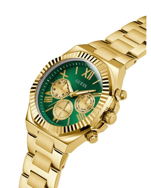 Guess USA Green Stainless Steel Chronograph 36mm for men