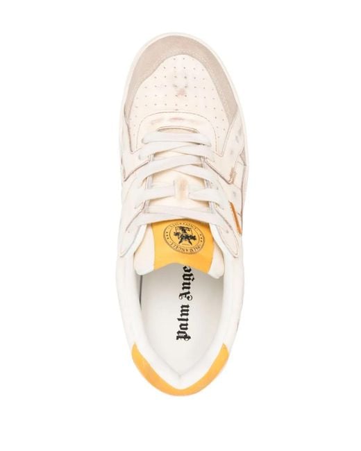Palm Angels White Low University Sneaker for men